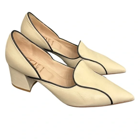 MAVETTE Fiona Loafer - Ivory sz 38 - Picture 2 of 6